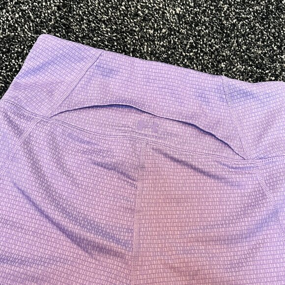 Under Armour Women's Cropped Purple Leggings Size Small - Picture 3 of 6